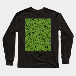 GREEN LEAVES PATTERN Long Sleeve T-Shirt